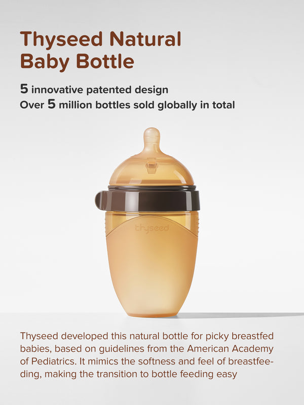 Thyseed Silicone Transition Baby Bottle | 8oz/240ml