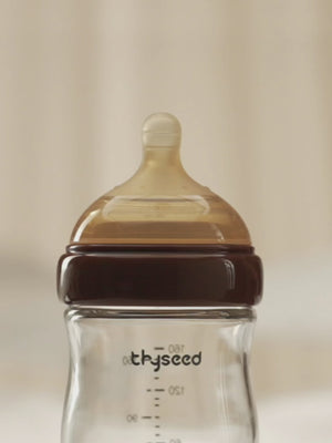 Thyseed Glass Natural Anti-colic Baby Bottle