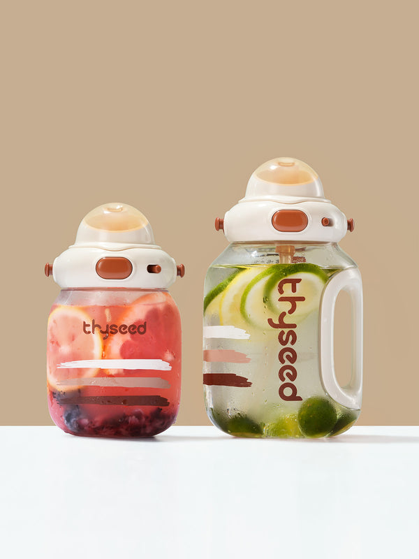 Large Kids' Water Bottle with Straw