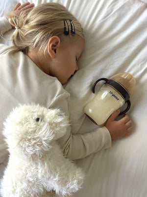 Natural PPSU Baby Bottle | 10oz/300ml (Handle Edition）