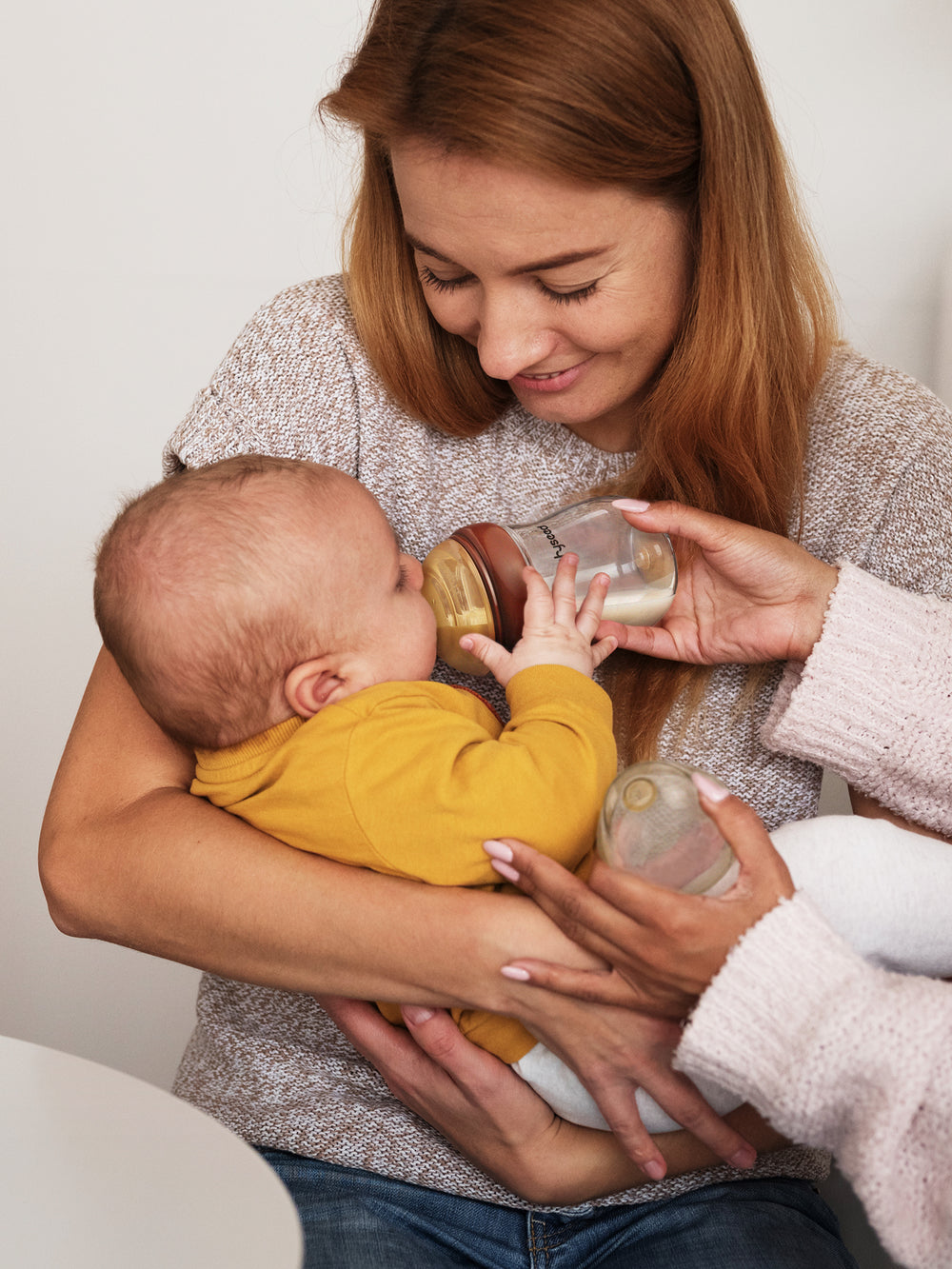 Thyseed Glass Natural Feeding Anti-Colic Baby Bottle