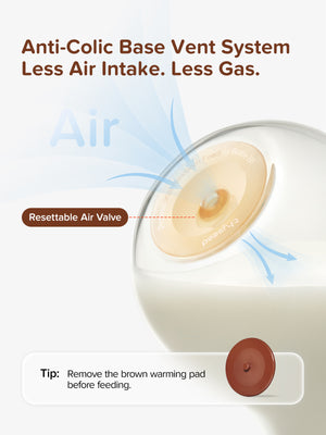 Thyseed Glass Natural Anti-colic Baby Bottle