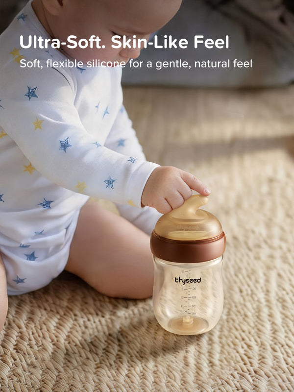 Thyseed Glass Natural Anti-colic Baby Bottle