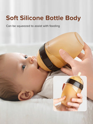 Natural Silicone Baby Bottle | 8oz/240ml