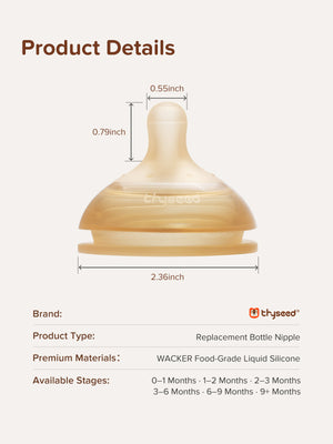 Thyseed Natural Anti-colic Nipple