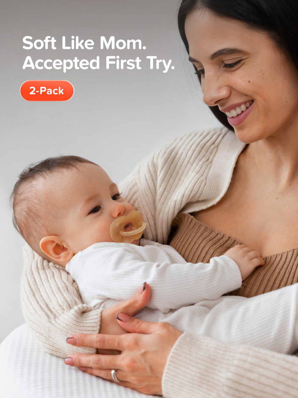 Thyseed Newborn Orthodontic Silicone Pacifier Set