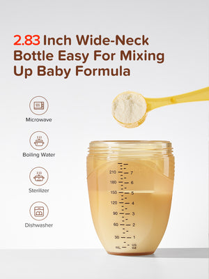 Natural Silicone Baby Bottle | 8oz/240ml