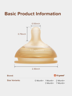 Anti-Colic Natural  Baby Bottles Nipple