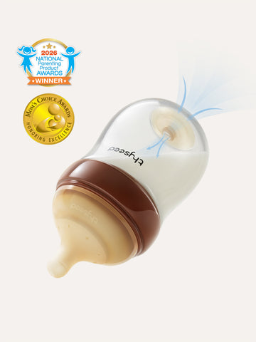 Thyseed Glass Natural Feeding Anti-Colic Baby Bottle