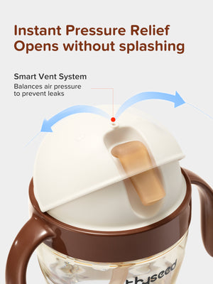 Straw Cup Lid With Slide Opening