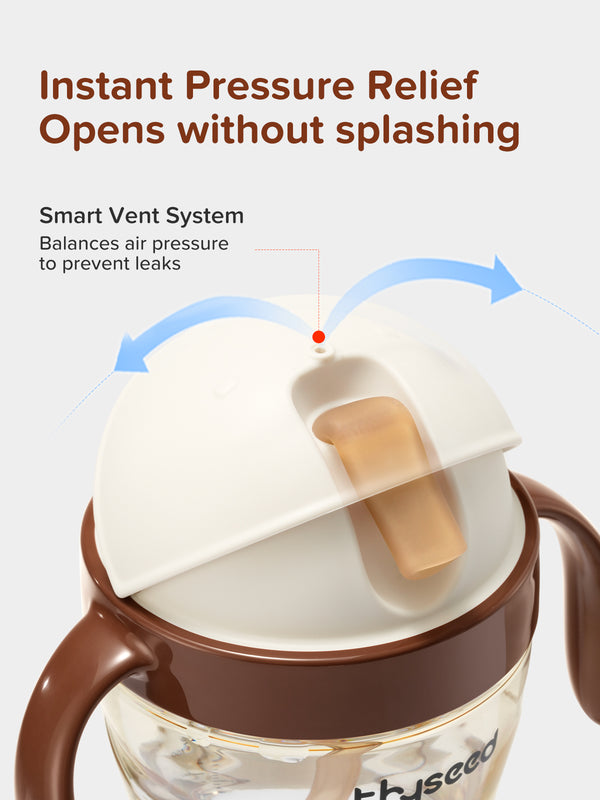 Straw Cup Lid With Slide Opening