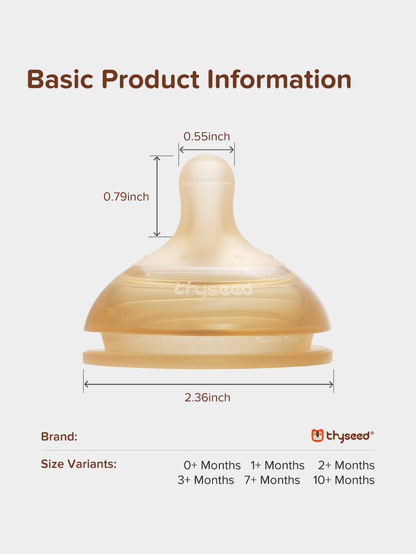 Thyseed Natural Anti-colic Nipple