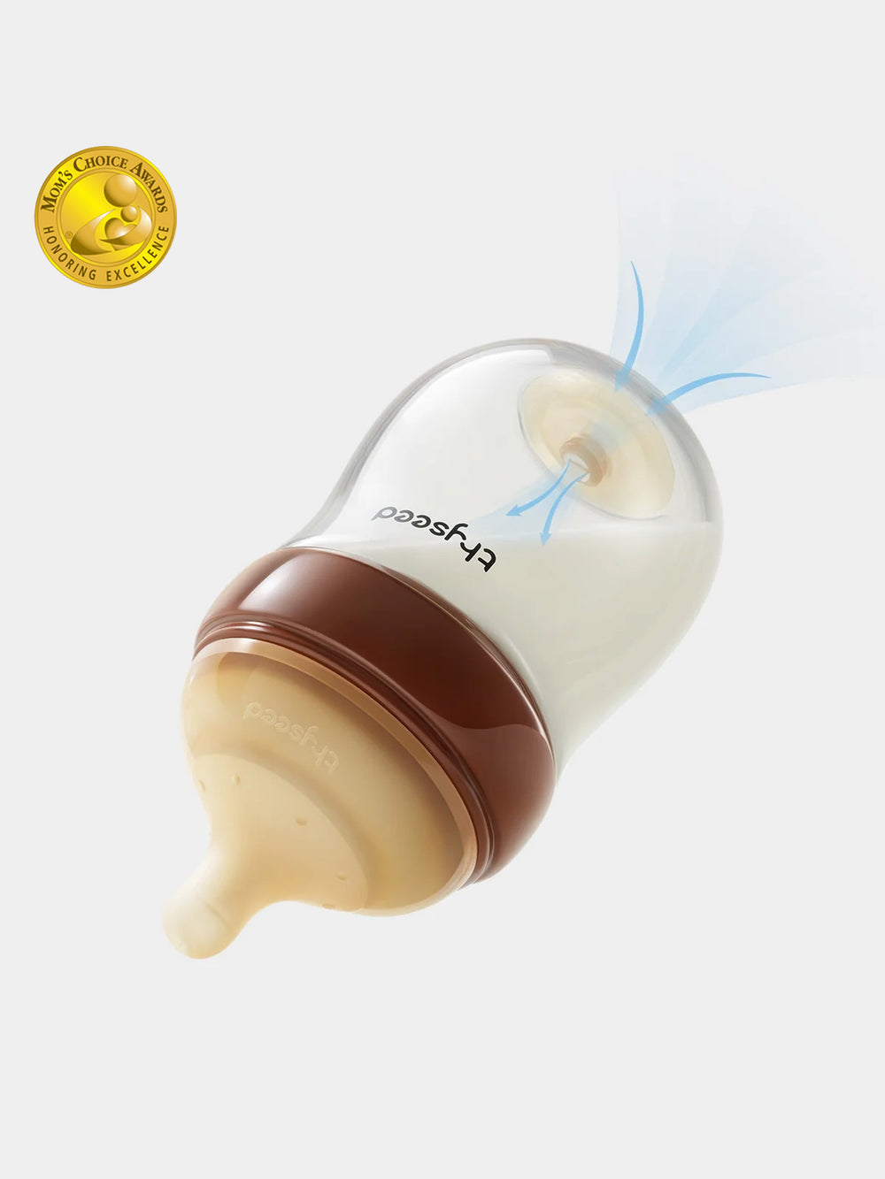 Thyseed Glass Natural Feeding Anti-Colic Baby Bottle