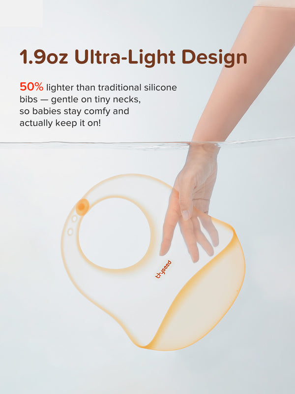 3D Ultra-Thin Liquid Silicone Baby Bib