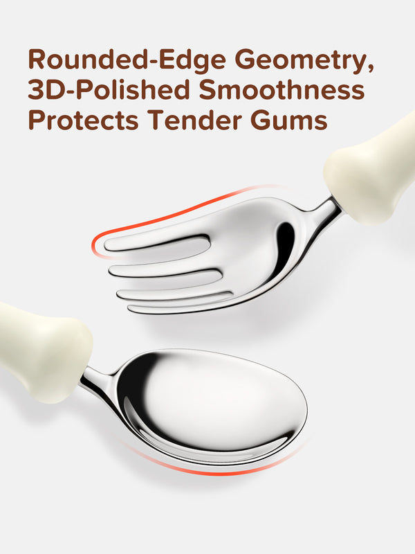 3D Stainless Steel Flatware Set