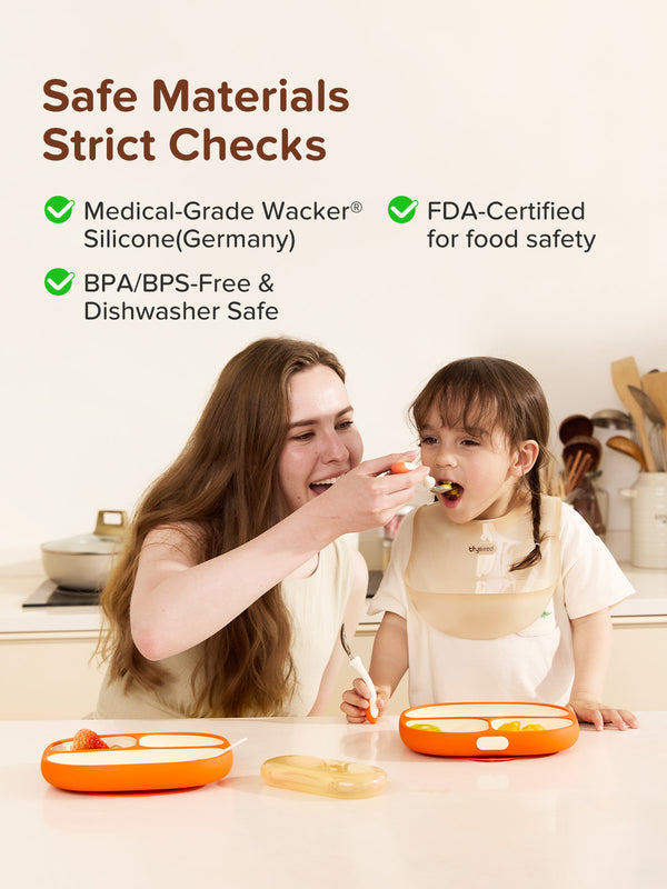 Liquid Silicone Baby Feeding Plate