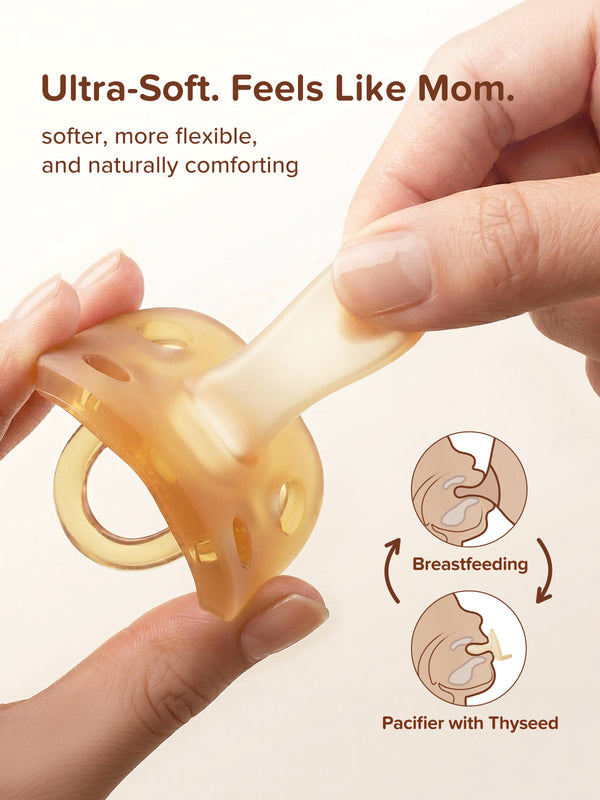 Thyseed Newborn Orthodontic Silicone Pacifier Set