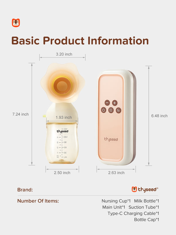 Thyseed Gentle Suction Breast Pump
