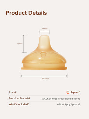  Thyseed Sippy Cup Spout