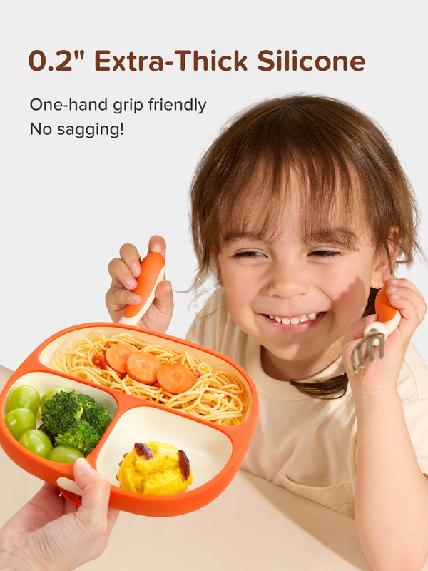 Liquid Silicone Baby Feeding Plate
