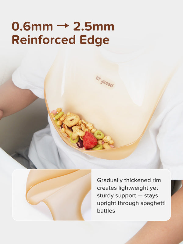 3D Ultra-Thin Liquid Silicone Baby Bib