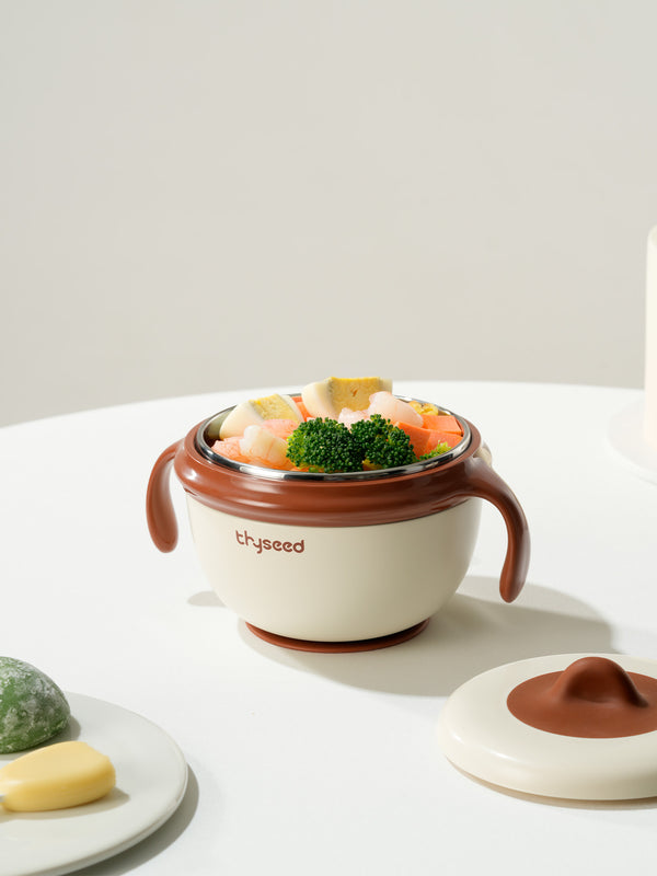 Stainless Steel Warming Baby Bowl