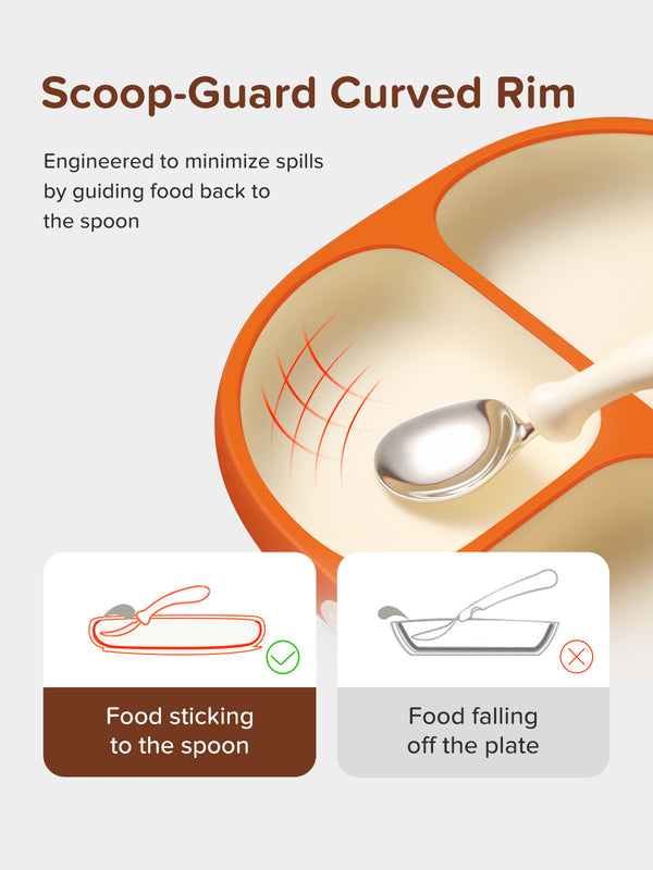 Liquid Silicone Baby Feeding Plate
