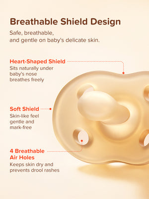 Thyseed Newborn Orthodontic Silicone Pacifier Set
