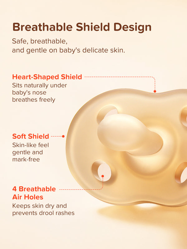 Thyseed Newborn Orthodontic Silicone Pacifier Set
