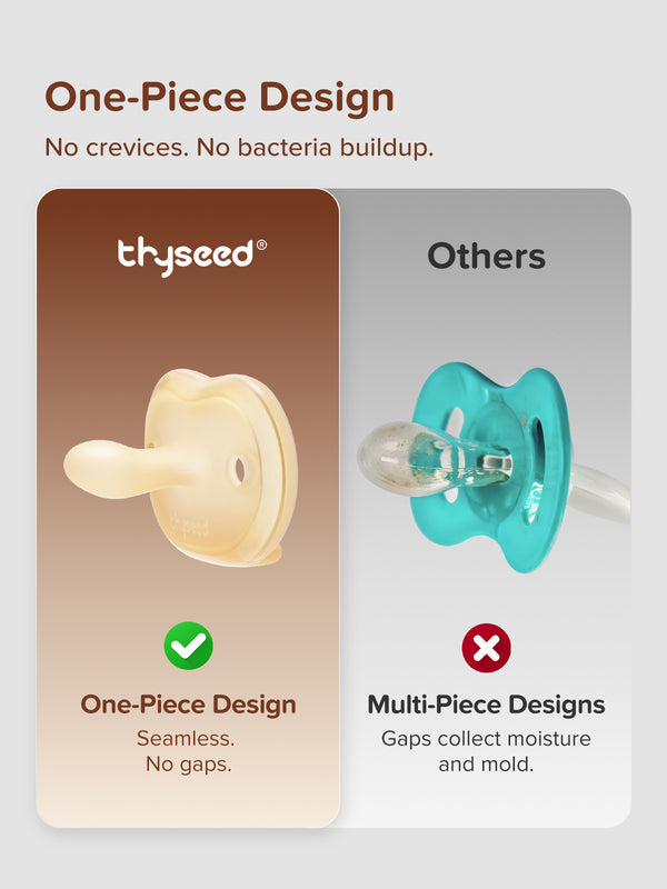 Thyseed Ultra-Light Silicone Pacifier for Newborns & Infants