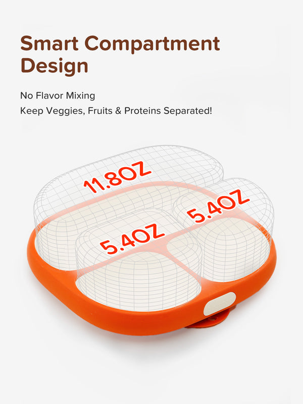 Liquid Silicone Baby Feeding Plate
