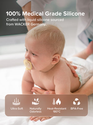 Thyseed Ultra-Light Silicone Pacifier for Newborns & Infants