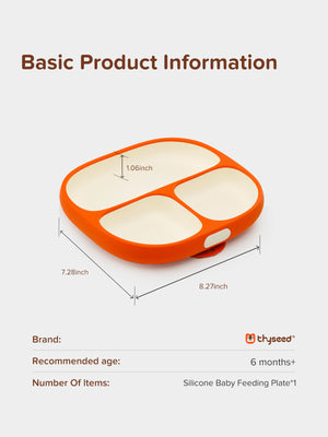 Liquid Silicone Baby Feeding Plate