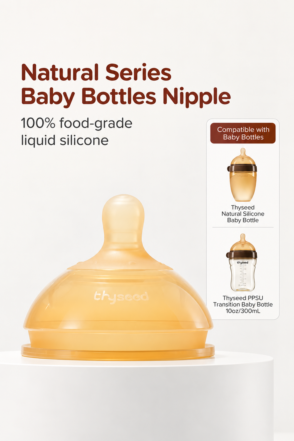  Thyseed  Baby Bottle Nipple
